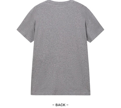Semir Short Sleeve Men T-Shirt Cotton 2026 Summer New Man Clothing Thin And Versatile T Shirt Couples Solid Color Tops