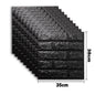 10pcs Self Adhesive Decor 3D Foam Wall Stickers Pane Room Waterproof Peel and Stick Brick Wallpaper for Interior Decoration
