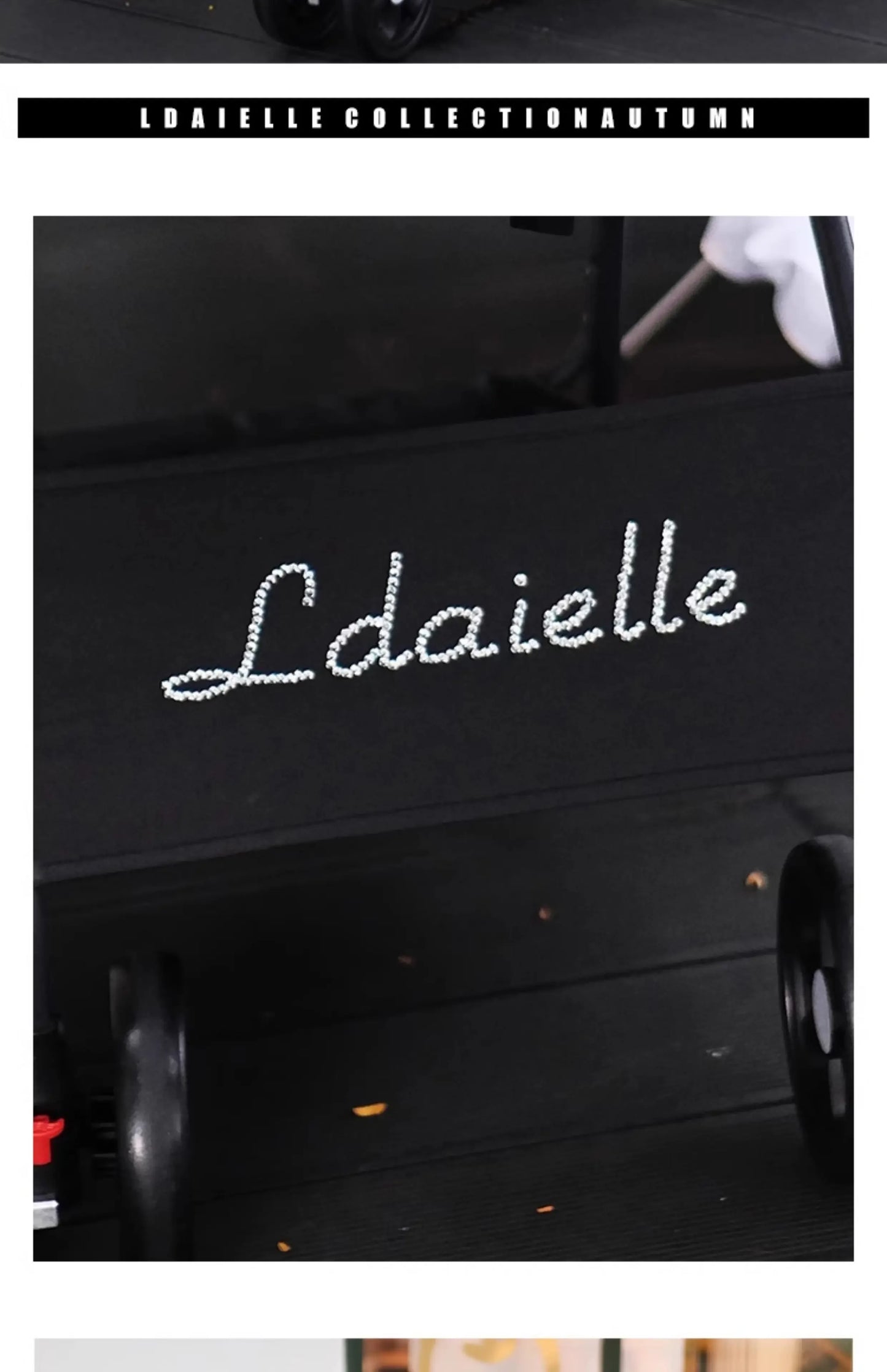 LDAIELLE High-end  Pet cart Small and light foldable Yorkshire outdoor travel