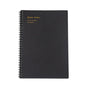 A5 Vintage Spiral Notebook, 80 Sheets/160 Pages Memo Journal Diary Notebook Spiral Design for Students Office Business