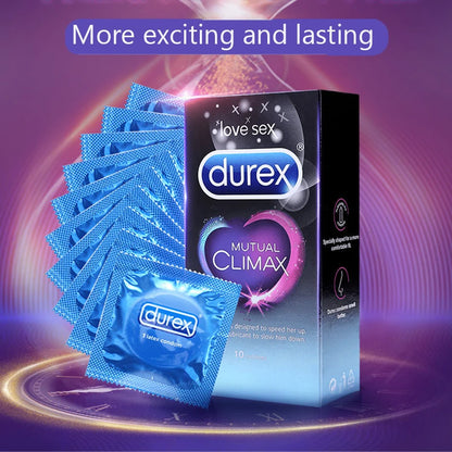20/10pcs Durex Delay Ejaculation Spike Condoms Ultra Thin Factor Intimate Extra Lubricated Men Contraception Lasting Enlargement