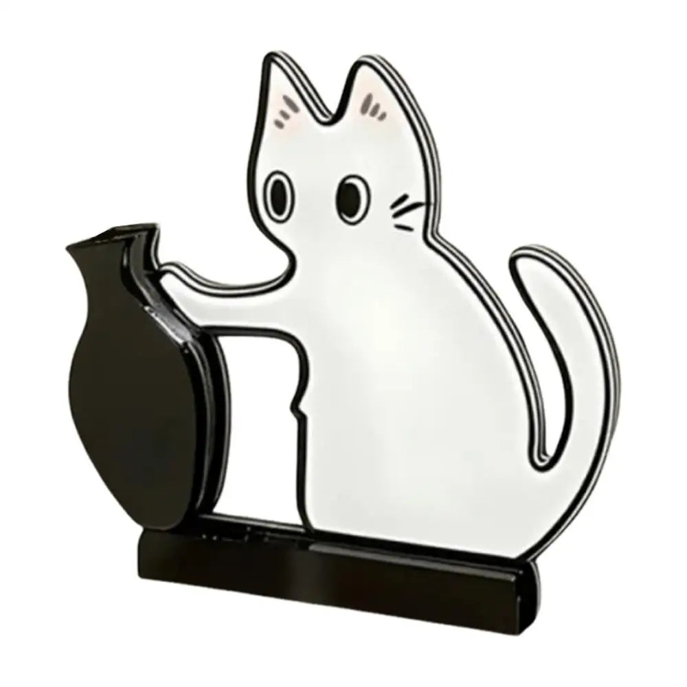 Cat Whisker Memorial Keepsake Acrylic Cute Wide Opening Cat Whisker Keepsake Vases for Refrigerators Washing Machines Bedroom