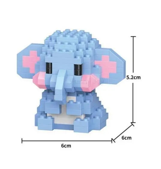 Insect Micro Animals Pet Cats Dog Building Blocks 3D Diamond Model BEE Snail Brick City Construction Toy for Children Kid Gift
