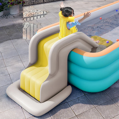 Inflatable Water Slide Compact Inflatable Climbing Wall Water Slide Park Outdoor Summer Fun for Kids Inflatable Slide