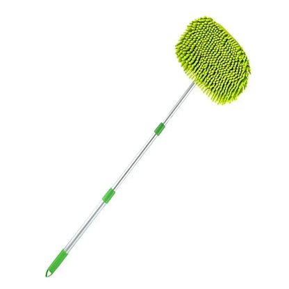 Car Cleaning Brush Telescopic Long Handle Cleaning Care Details Adjustable Super Absorbent Car Washing Mop Window Wash Tool
