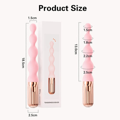 Anal Bead Vibrator For Women Vagina Clitoris Stimulator Vibrating Butt Plugs Male Prostate Massager Anus Sex Toy Couple Sex Toy