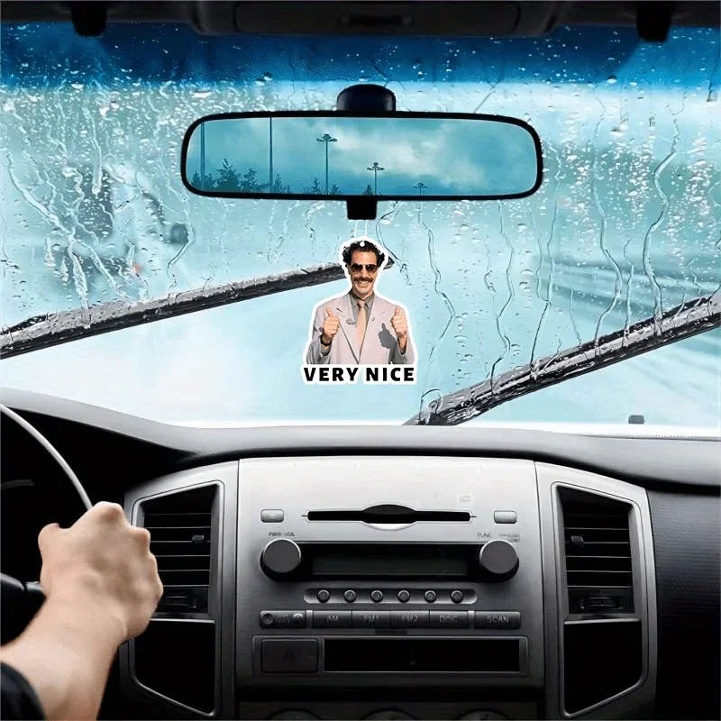 very nice car air freshener - car mirror hanging perfume car diffuser sheet - car interior