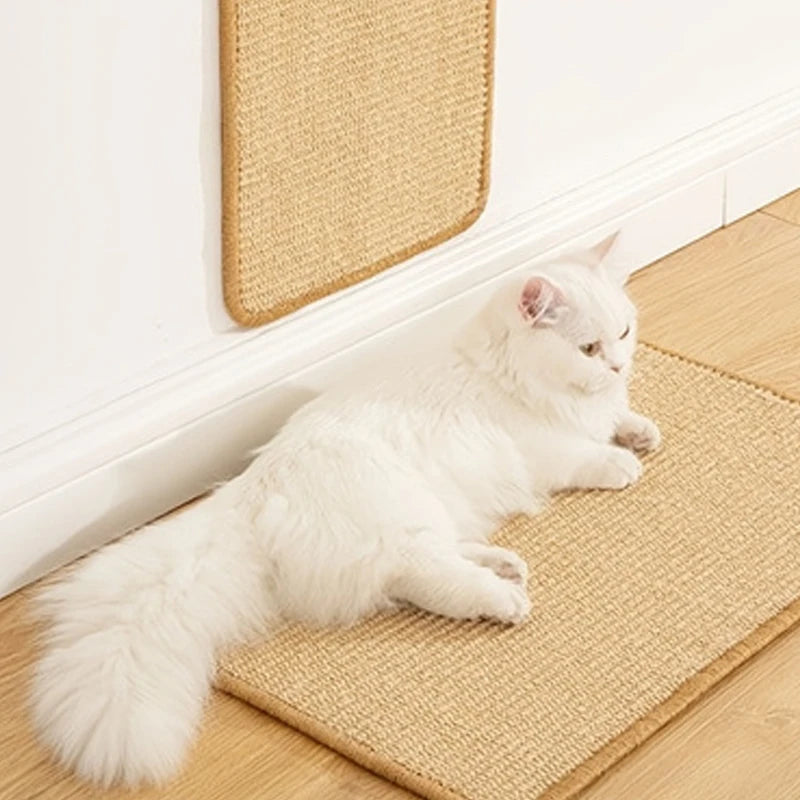 Durable Sisal Cat Scratch Board-Magic Invisible Adhesive,Sofa Safety Design,Multi Layer Sports and Rest Areas,Perfect Pet Gift
