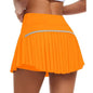 Fashion New Summer Sports Shorts Women Pleated Mini Skirt Anti Glare Short Skirt Running Outdoor Fitness Breathable Tennis Skirt