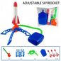 Air Rocket Foot Pump Launcher Outdoor Rocket Impact Flying Soaring Rocket Toy Feet Jumping Sport Puzzle Assemble Toy