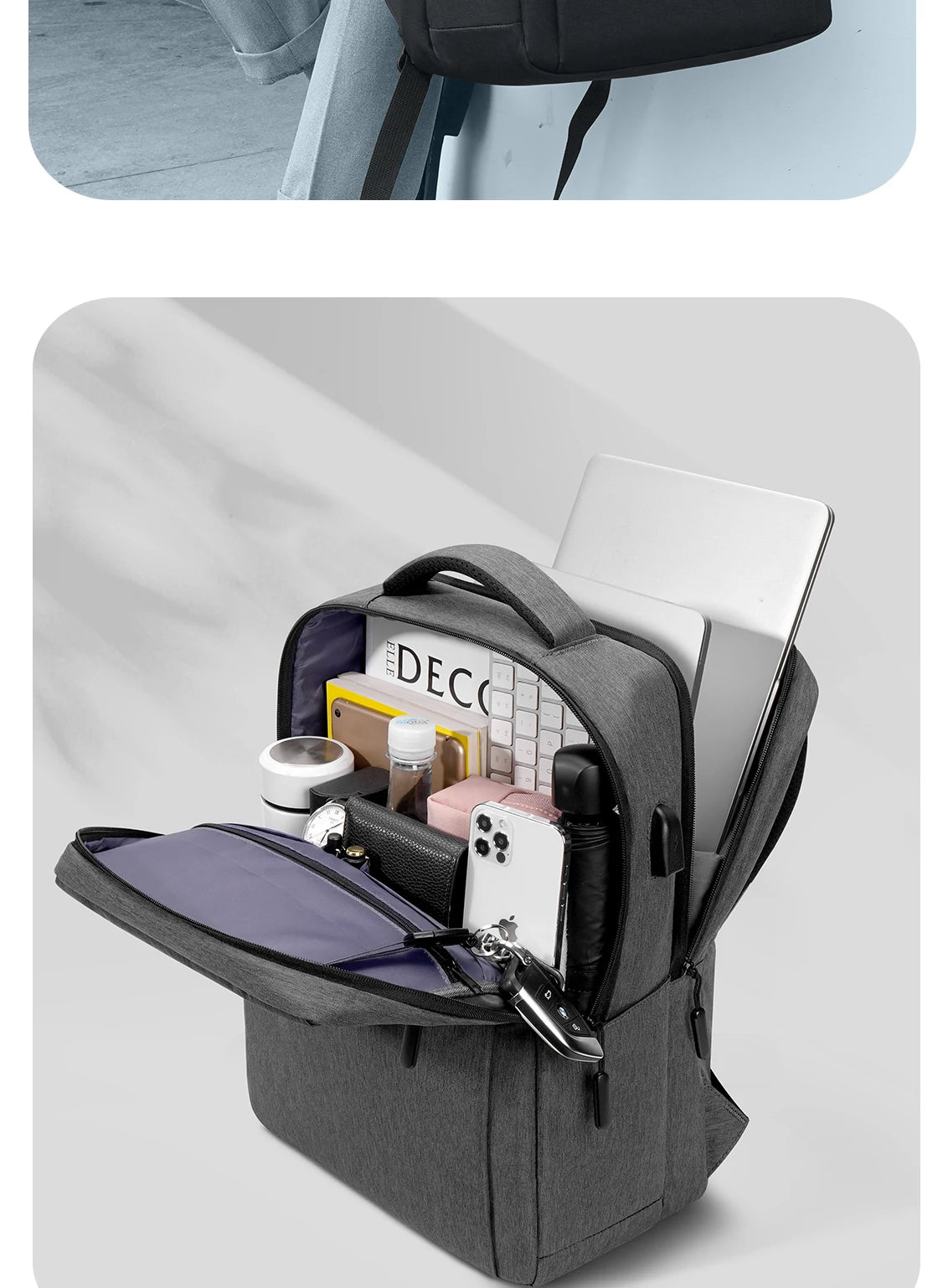 Laptop Bag Backpack School Bag Rucksack Anti Theft Men Backbag Travel Daypacks Male Leisure Backpack Mochila Women laptop Case