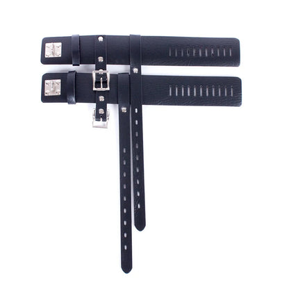 BDSM PU Leather Straitjacket Bondage Body Harness Adult Game Straight Jacket Halloween Clubwear Costume Armbinder Sex Toys Women