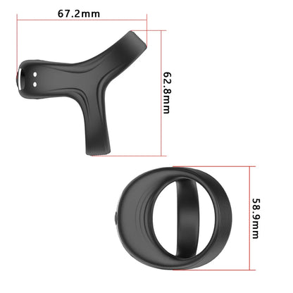 Men Penis Ring Vibrator Sex Toy 10 Vibration Modes Rechargeable Waterproof Cock Lock Ring for Male Adult Sex Product