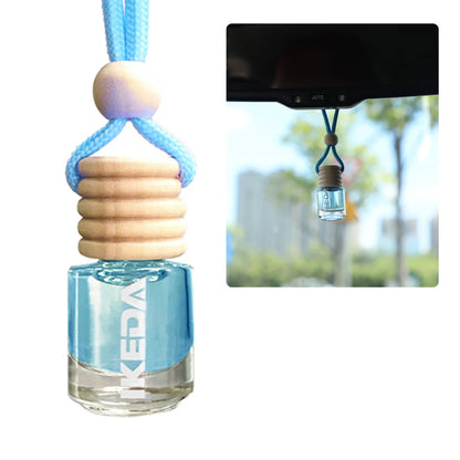 2pcs Orange and Coconut-Flavored Hanging Car Air Freshener with Pendants, Two in One Pack