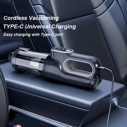 Handheld Wireless Vacuum Cleaner Strong Suction Mini Car and Home 18000Pa LED Screen Display Vacuum Cleaner One-Key Car Home Office Pet