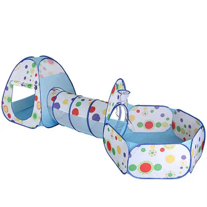 3pcs/set Children's Play Tent Ball Pit Crawling Tunnel Kid Playground Yard Outdoor Garden Toy Tent Baby Playpen Playground House