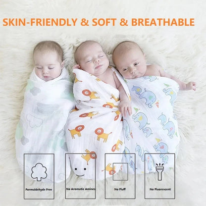 Swaddle Newborn Baby Blanket Muslin Blanket Bed Sheet Baby Bath Towel Multi Designs Functions Baby Wrap Infant Quilt