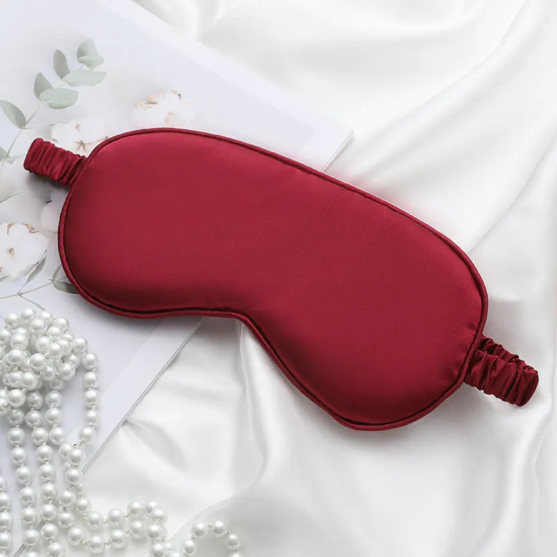Imitated Silk Sleep Eye Mask Shading Eye Patch Portable Travel Relax Eyepatch Lunch Break Eye Cover Night Health Sleeping Shield