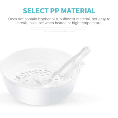 Microwave Steam Sterilizer for Baby Bottles Temperature Nipple Sterilizer Bottle Holder Storage Box Baby Bottle Warmer BPA Free