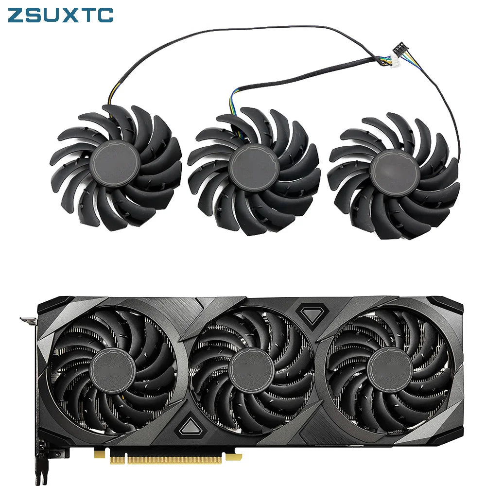 PLD09210S12HH 85mm RTX3080 RTX3070 Cooler MSI Geforce RTX 3060 Ti 3070 3080 3080Ti 3090 Ventus 3X Gaming Graphics Card Fan