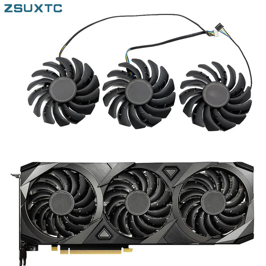 PLD09210S12HH 85mm RTX3080 RTX3070 Cooler MSI Geforce RTX 3060 Ti 3070 3080 3080Ti 3090 Ventus 3X Gaming Graphics Card Fan