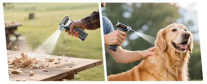WOLFBOX MF200 Electric Powerful Fan Duster Wireless Air Blower Air Duster 3-Speed Adjustable Portable Fan for Car/Home/Outdoor