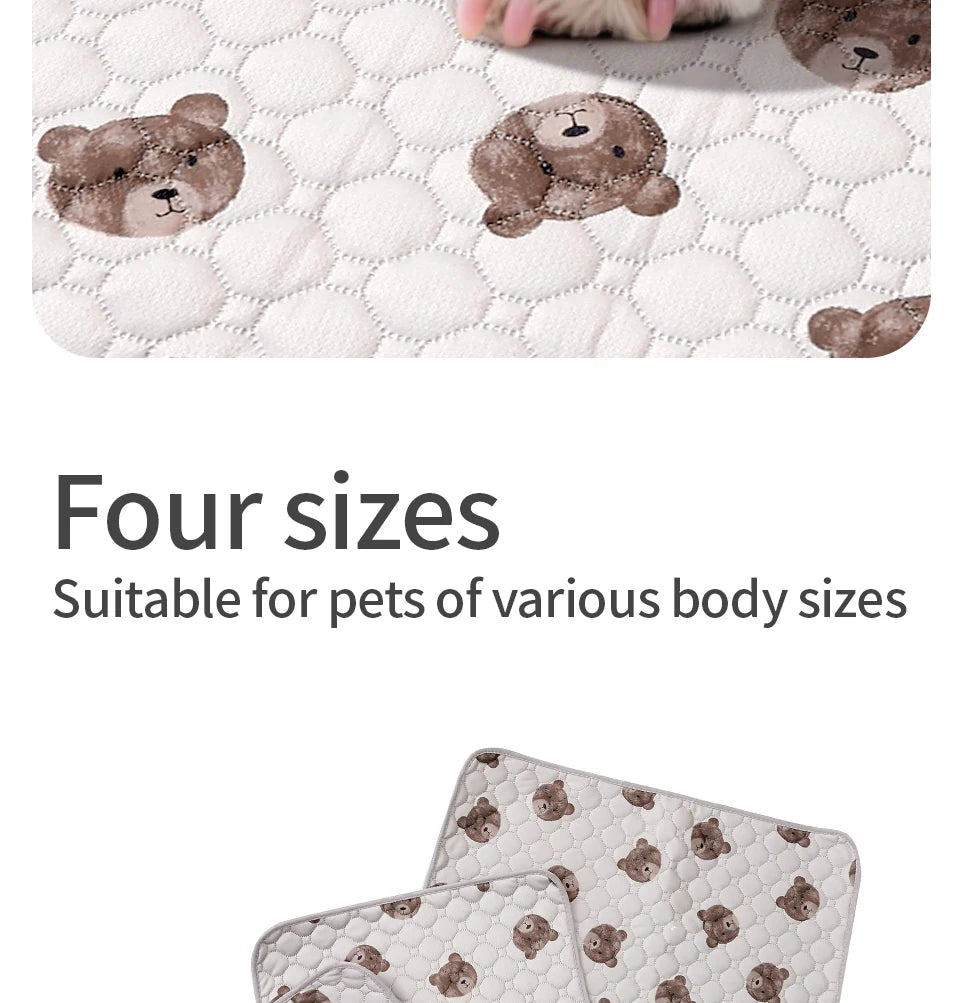 1PC Washable Reusable Pet Mat Training Pad, Suitable for Dogs and Cats, Non-Slip,Dog Cat Pad Blanket,  Pet Accessories