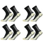 1/4 Pairs Anti-slip Soccer Women Men Outdoor Sport Grip Football Yoga Socks