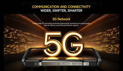 Ulefone Armor 27T Pro+ 5G Rugged Phone 10600mAh Android 15 Smartphone 50MP+64MP Night Camera 6.78" 120Hz 24GB+256GB NFC Mobile