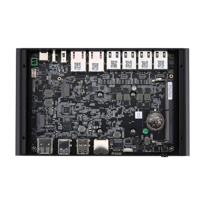 Qotom Mini PC Intel N100/ N305/ N355, 2x 10G Marvell AQC113 & 4x Intel I226V 2.5G LAN, DDR5 Router Appliance for OpenWrt/ Linux