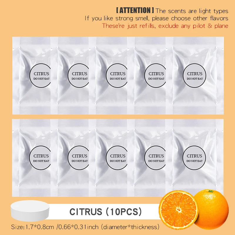 Just Refills!exclude any plane/pilot dog bear car air freshener replacement tablets fragrance pods aroma supplement perfume pads