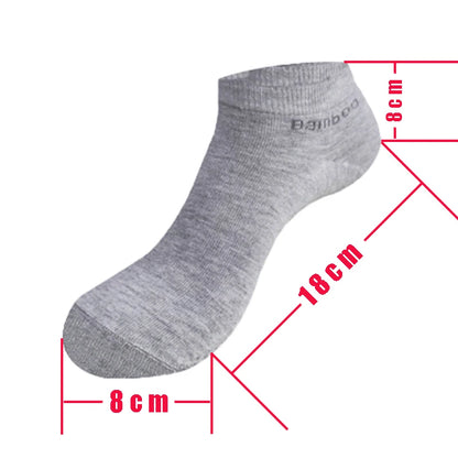 5/10/15/20 Pairs Bamboo Fiber Ankle Socks Men’s And Women Soft And Breathable Boat Socks Men Gifts Spring Summer Short Socks