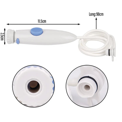 Water Flosser Handle Mouth Teeth Irrigator Hose Handle Tooth Care Replacement for WP-100 Home Water Flosser Handle Accessories