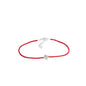 La Monada Red Thread For Hand Women's 925 Sterling Silver Bracelets Square Zircon Red String Rope Jewelry Bracelets For Women