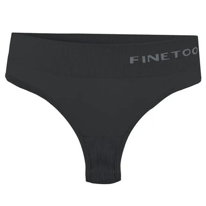3PCS/Set Women's Panties Sexy Underwear FINETOO Large Size Thong Women Seamless Panties High Waist Girls Thongs M-2XL