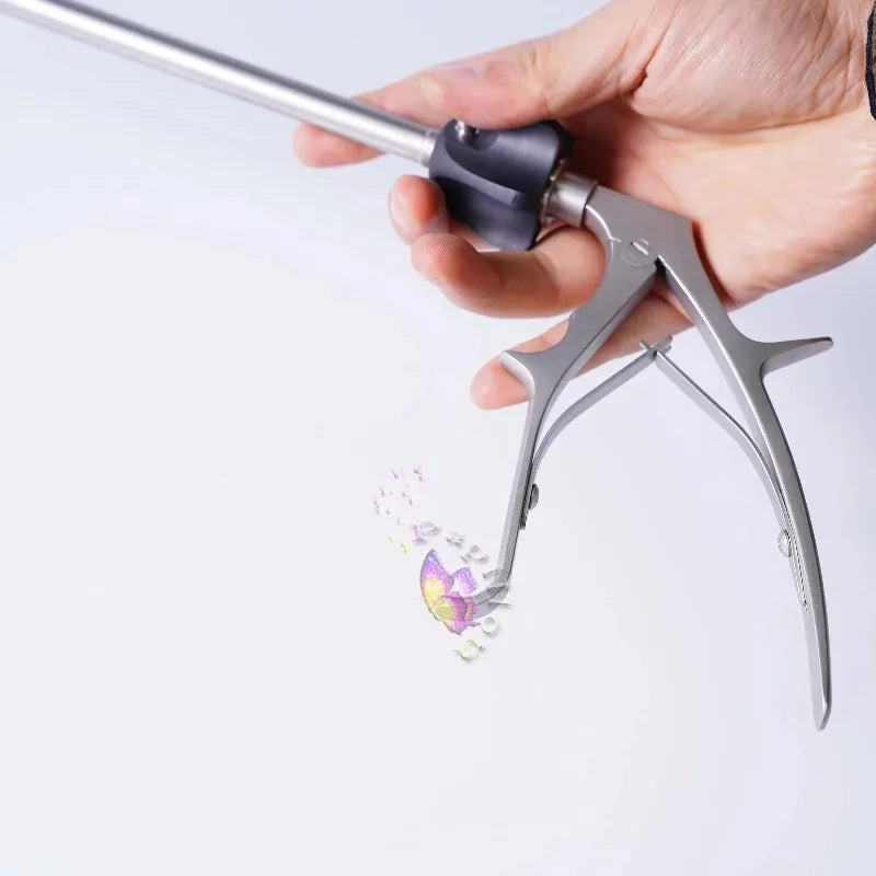 Laparoscopic Titanium Clip Applier Single Action Surgical Forceps with Ligation Clips, 5mm/10mm Hemostatic Clamping Instrument