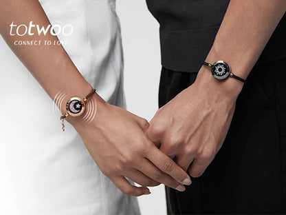 Totwoo Touch Single Bracelet - Long Distance Touch Bracelet Light up and Vibration Relationship Love Baracelet Smart Jewelry