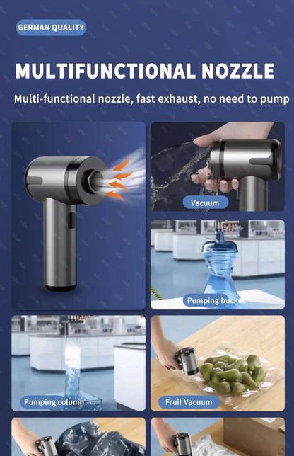 SZUK 148000PA Car Vacuum Cleaner Strong Suction Cordless Handheld Cleaning Machine Wireless Mini Portable Vacuum Cleaner for Car