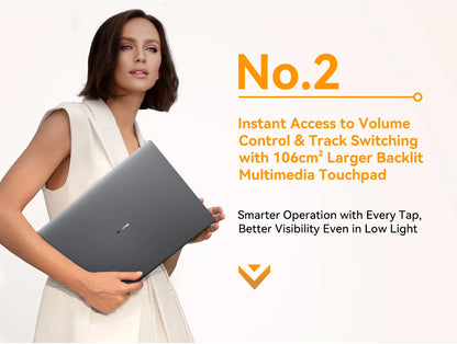 Blackview Acebook 12 Win 11 Pro Laptop 16'' 1920*1200 Display, Intel I5-1030NG7 Notebook, 16GB 512GB, 5000mAh