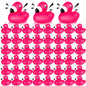 20/40pcs Flamingo Rubber Duckies for Kids,Pink Flamingo Duck Bath Toys Cute Floating Squeaky Mini Rubber Ducks for Baby Shower
