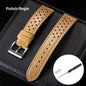 Breathable Leather Strap Men Women Universal Cowhide Watchband Business Wristbelt Band Sport Bracelet Accessories 18mm 20mm 22mm