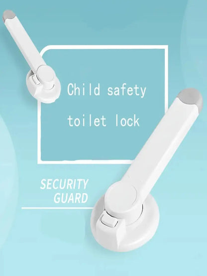 Baby Toilet Lock With 3m Adhesive Easy Intallation No Tools Needed Fit For Most Standard Toilet Safe Products For Kids And Pets