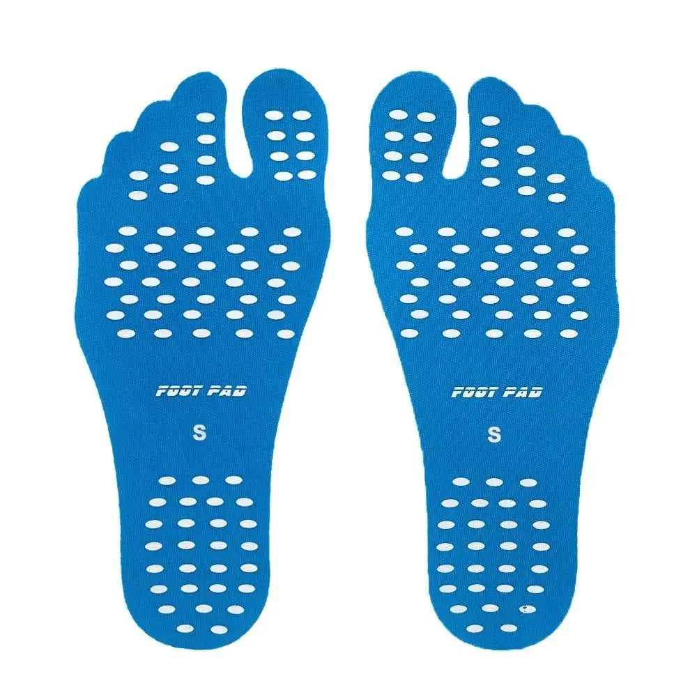 Non-slip Beach Adhesive Anti Slip Invisible Foot Pads Insulation Protection Mats Barefoot Stick Insoles Footpads Sticker Shoes