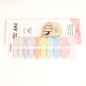 20/22Tips UV Semi cured Gel Nail Stickers Waterproof Long Lasting Full Gel Nail Wraps Press On Nail Decal DIY Manicure