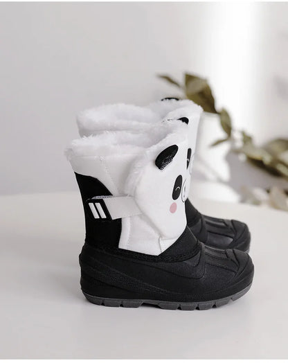 Girls Unicorn Snow Boots Waterproof Slip Resistant Cold Weather Shoes Brand Boy Girls Rubber Boots for Kids Fashion Sneakers