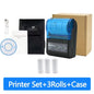 58mm Mini Portable Thermal Printer Receipt Mobile Wireless Bluetooth Ticket Bill Printer For Printing Labels/Tickets Receipt