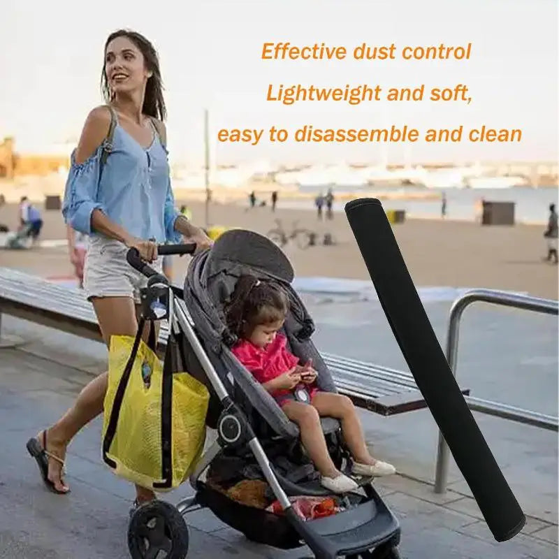 Infant Stroller Handle Cover Warm Winter Grip Cover Universal Handle Cover 48x16cm Protective Grip Sleeve for Baby Strollers