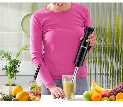 Wancle 600W Electric Hand Immersion Blender Multifunctional Stick Mixer For Baby Food Vegetable Meat Grinder Turbo Function