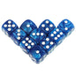 16MM Round Corner Game Dice Set 6-Sided Marble Acrylic Dices for  Tabletop Game Gambling Entertainment Party