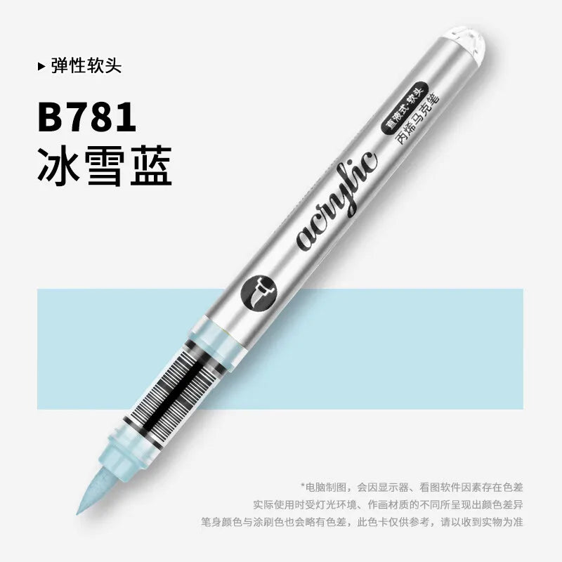 1 PC 120 Colors Acrylic Paint Marker Pens Professional Drawing Pens for Graffiti Manga School Aesthetic Stationery Art Supplies